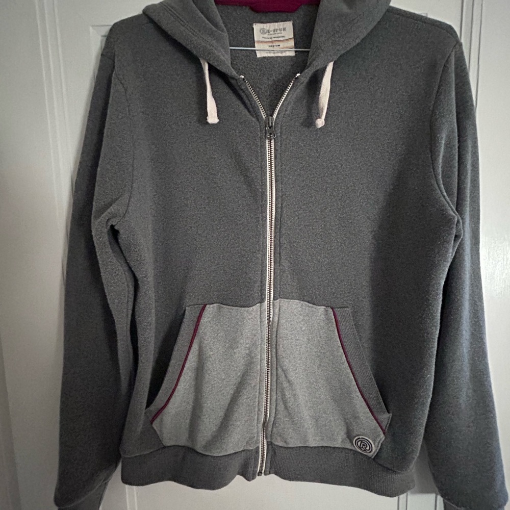 Marine Layer Respun Zip Up Gray Hoodie Men’s Medium - Snazzy!